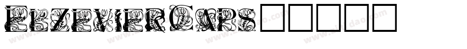 Elzevier Caps字体转换